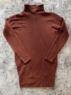 Lululemon Call for Cozy Sweater Dress Size 4 Heathered Ancient Copper